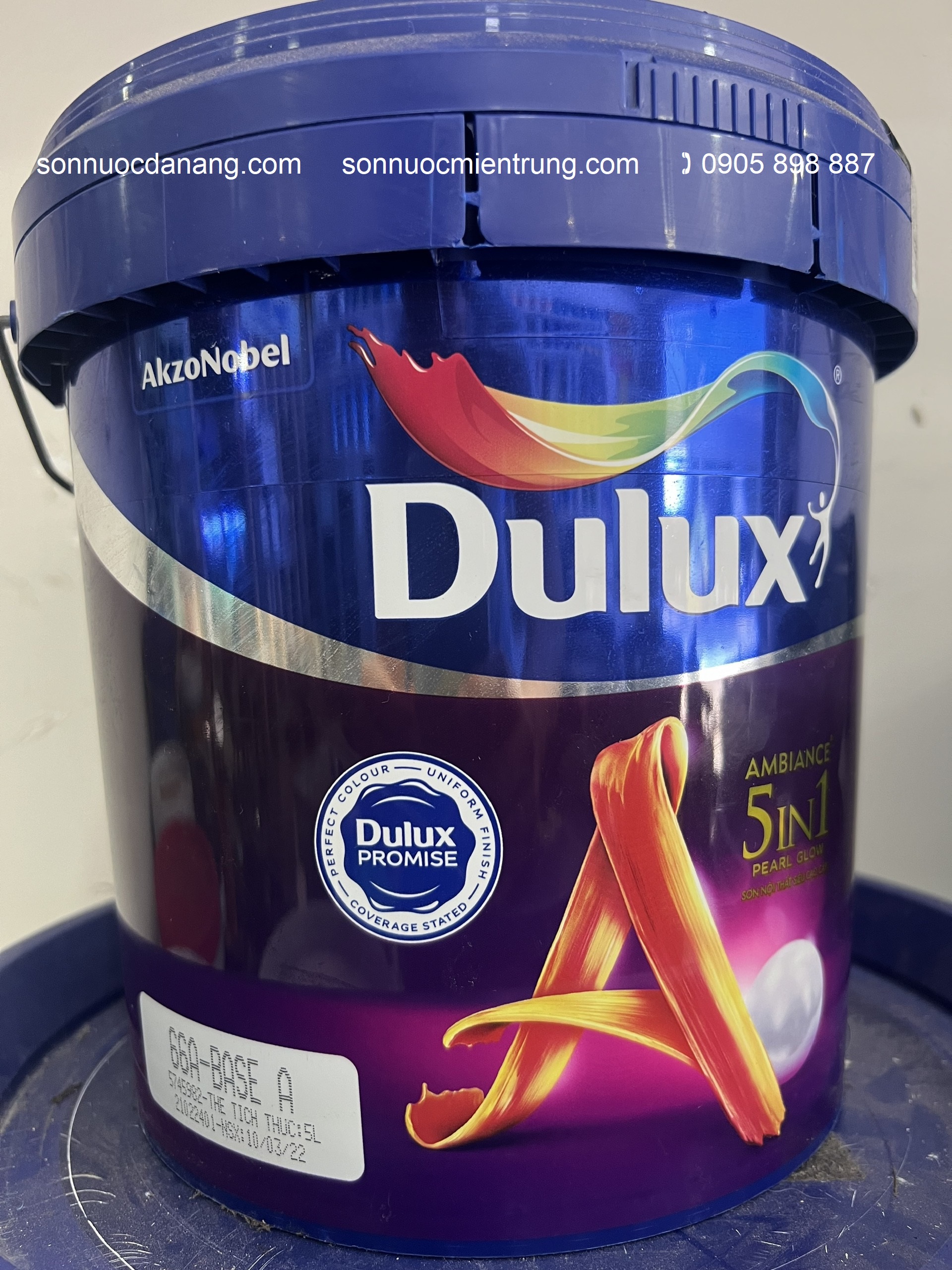 Sơn Dulux Ambiance 5In1 Pearl Glow Cao Cấp-66A