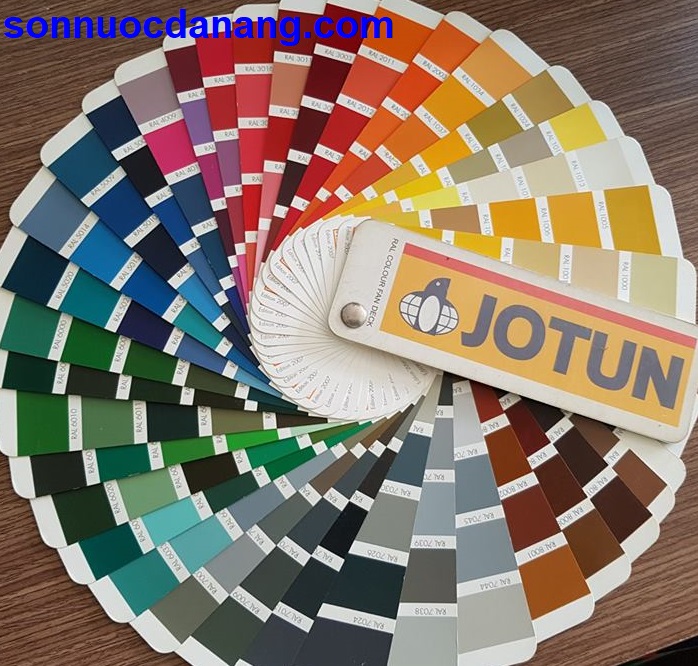Bảng màu sơn công nghiệp Jotun Ral Colour