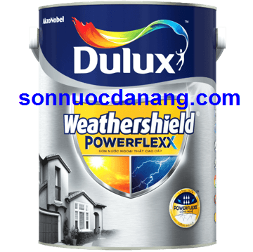 Sơn Dulux Weathershield Powerflex chính hãng tại Đà Nẵng, Hồ Chí Minh, Hà Nội là loại sơn nước ngoài trời tốt nhất trên thị trường hiện nay nhờ vào công nghệ Powerflexx của hãng sơn Dulux đã nghiên cứu và cho ra thị trường  với màng sơn co giãn gấp 3 lân so với các loại sơn thông thưởng giúp mang lại vẻ đẹp hoạn thiện cho ngôi nhà