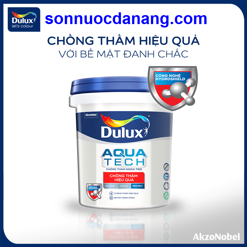 Chất chống thấm Aquatech Dulux tại Đà Nẵng, Hà Nội, Hồ Chí Minh là 1 loại sơn được thiết kế để tạo lớp bảo vệ chống. thấm cho tường đứng, được ứng dụng nhiều cho các công trình nhà ống. nhà trong khu đô thị mới có tường vách liền kề nhau.