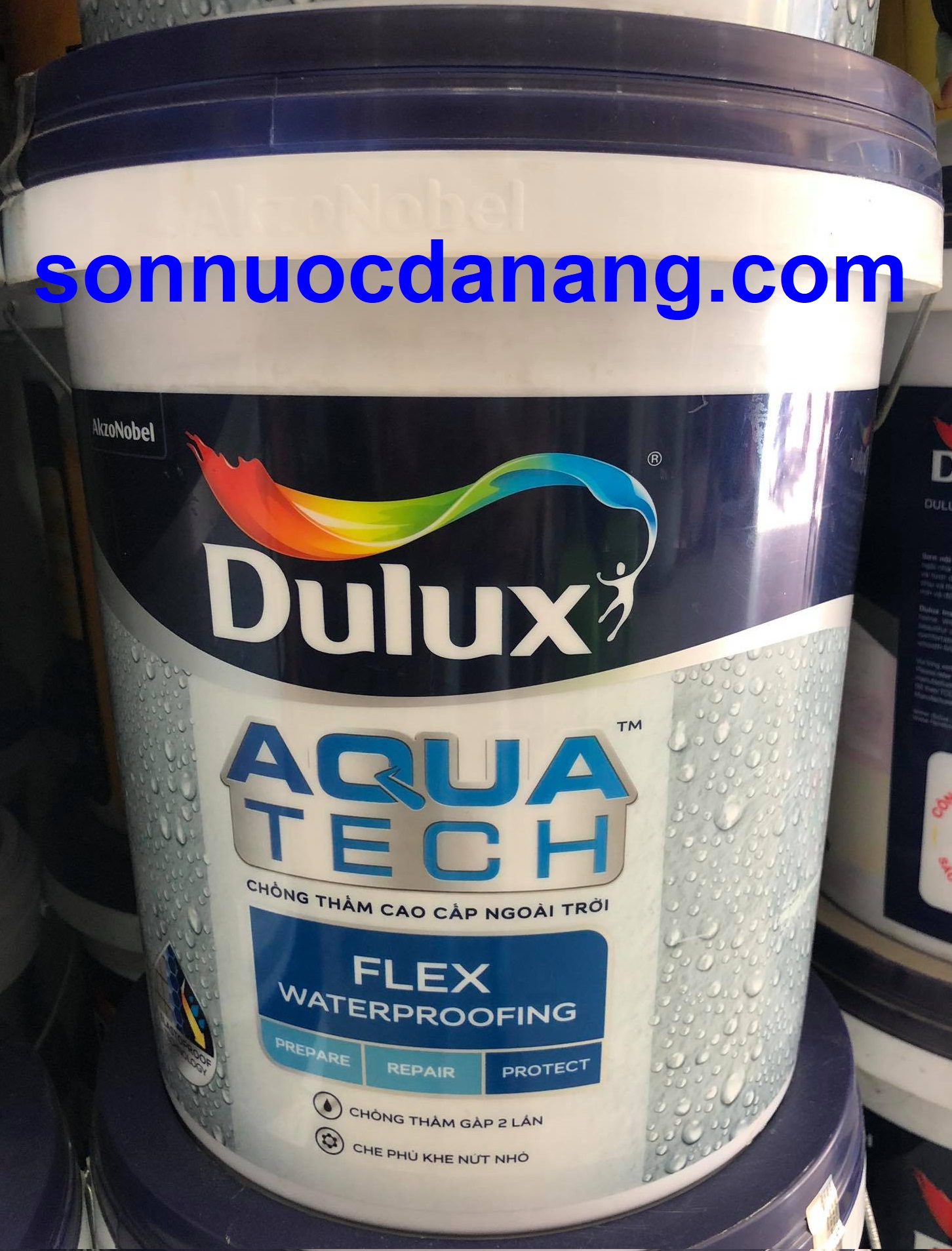 Sơn chống thấm Dulux Aquatech Flex Waterproofing có sẵn màu