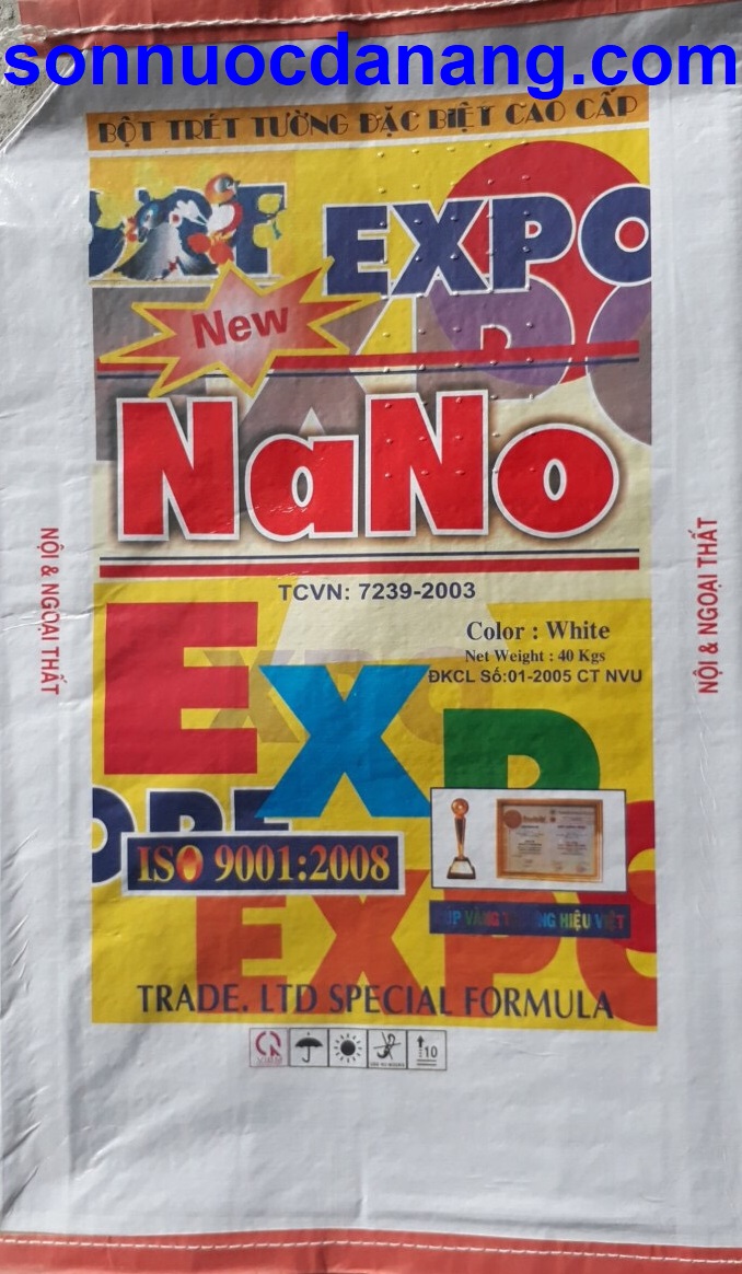 Bột trét tường Expo Nano giá rẽ nội ngoại thất