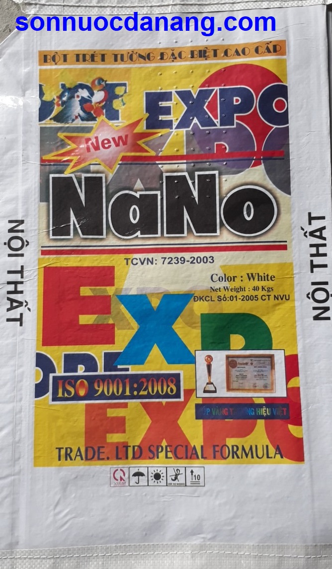 Bột trét tường Expo Nano giá rẽ nội thất