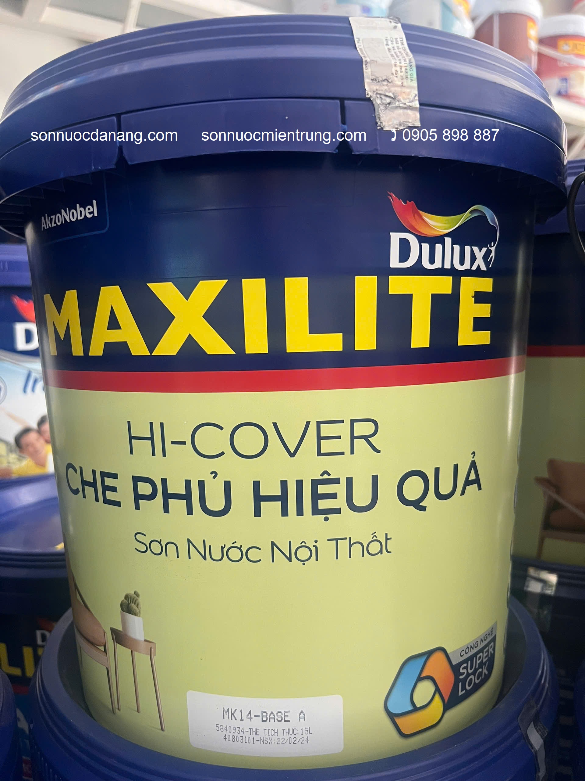 SƠN MAXILITE TRONG NHÀ HI-COVER giá rẽ nhất tại Đà Nẵng, Hồ Chí Minh, Hà Nội là sơn nước trong nhà chất lượng tốt giúp đem lại độ phủ tốt. Sơn Nước Trong Nhà Maxilite Hi-Cover có nhiều màu sắc tươi sáng dành cho bạn. Với thành phần từ nhựa gốc Polymer, Sơn Nước Trong Nhà Maxilite Hi-Cover dễ thi công, cho màng sơn đẹp và nhẵn mịn. Sơn Nước Trong Nhà Maxilite Hi-Cover  là lựa chọn đúng đắn với mức giá hợp lý.