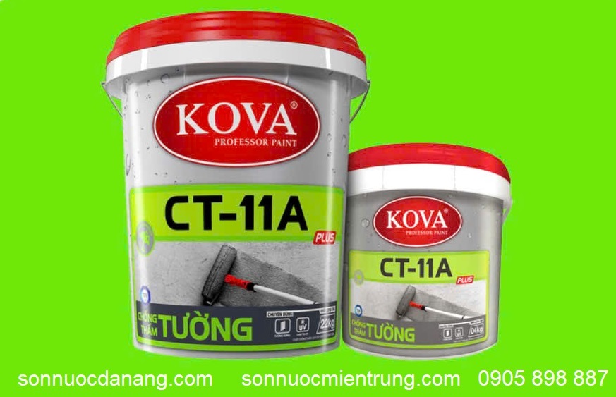 SƠN KOVA CT11A - CHỐNG THẤM TƯỜNG ĐỨNG tại Đà Nẵng Hà Nội Hồ Chí Minh và Toàn Quốc là 01 loại chất chống thấm Áp dụng cho bề mặt Tường đứng, Khả năng chịu tia UV cao, chịu thời tiết khắc nghiệt, Thẩm thấu thành 1 phần của vữa, tăng khả năng chống thấm 2 chiều