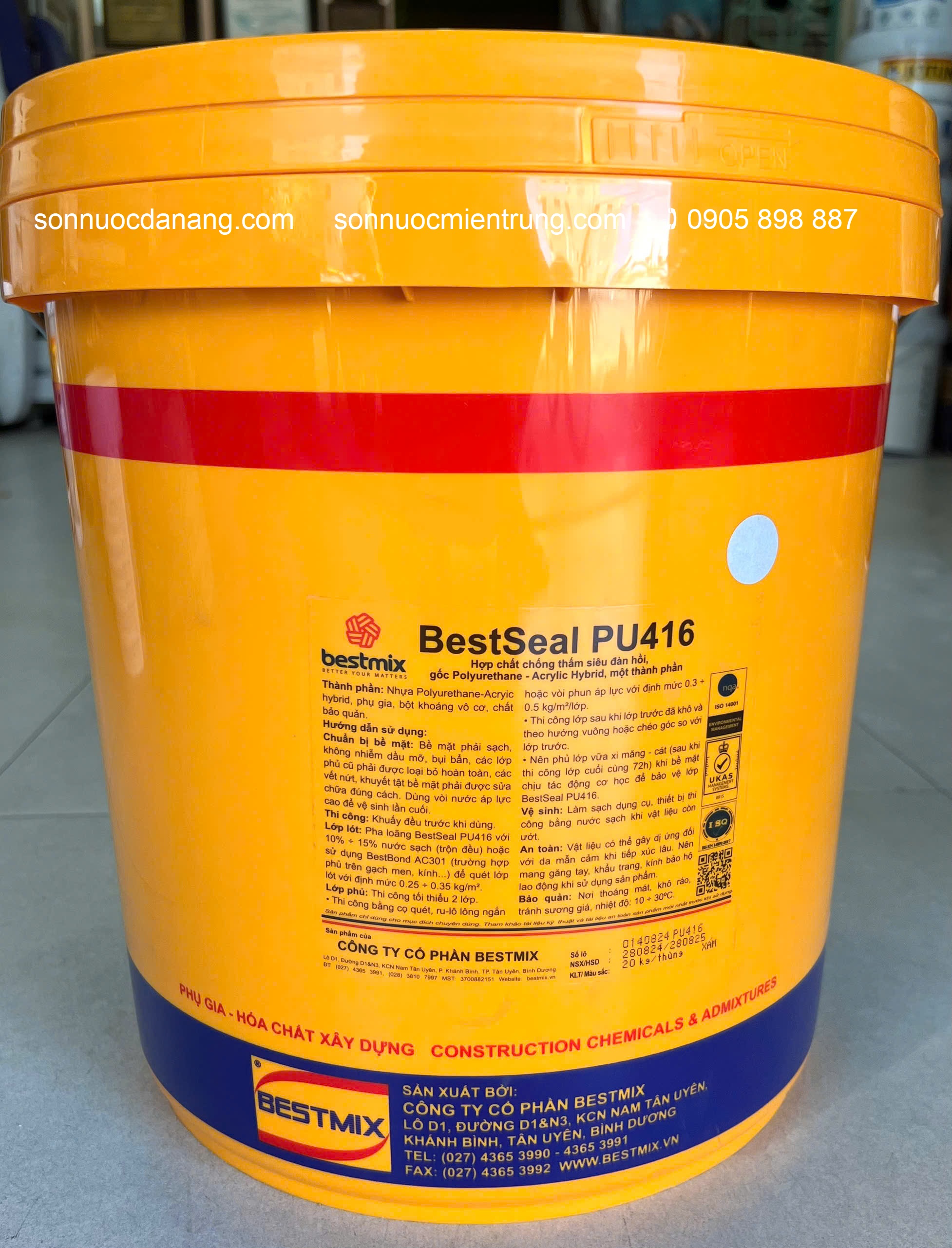 BESTSEAL PU416-CHỐNG THẤM TRỰC TIẾP NỀN GẠCH SÂN THƯỢNG