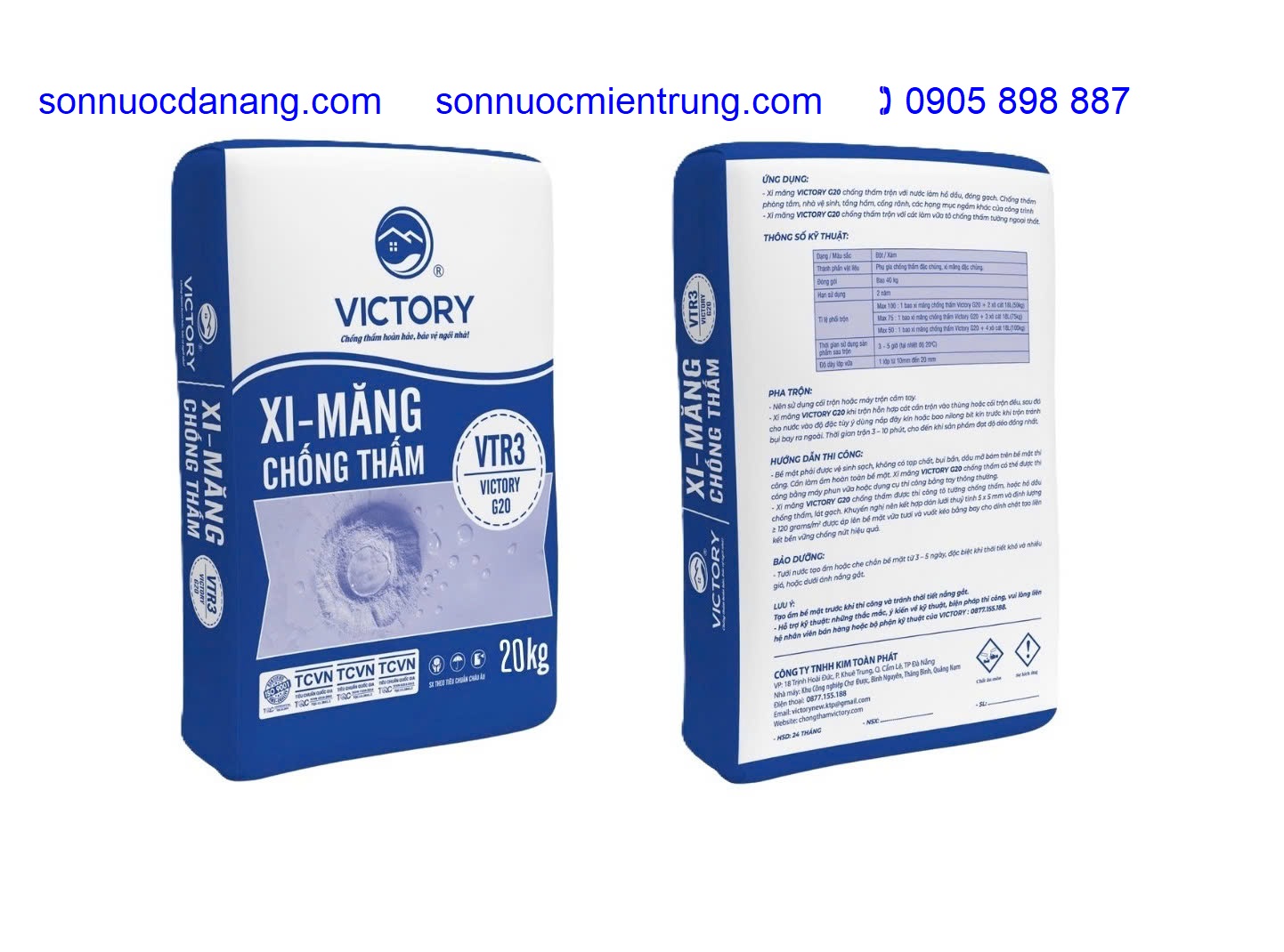 Xi măng chống thấm - Victory G20 (VTR3)